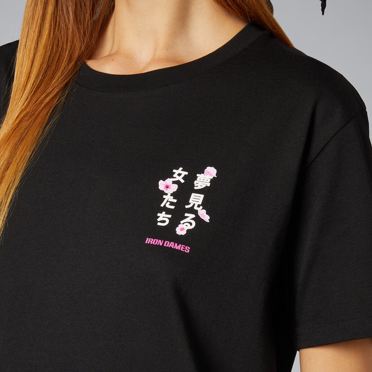 BLACK TSHIRT - IRON DAMES X FUJI