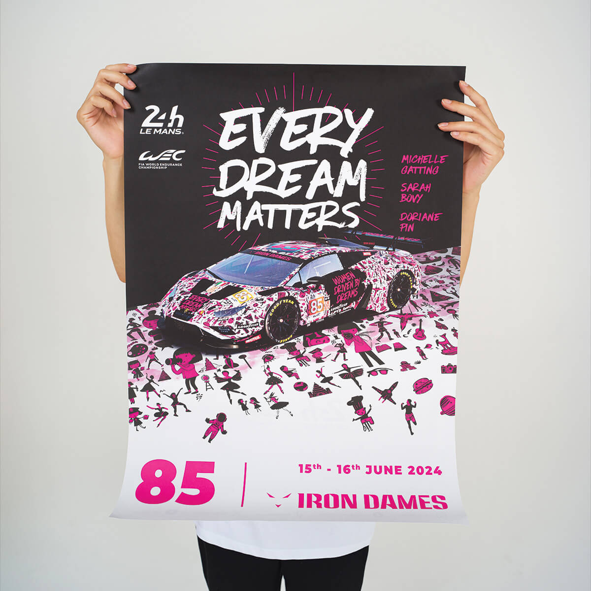 POSTER - IRON DAMES X 24H LE MANS